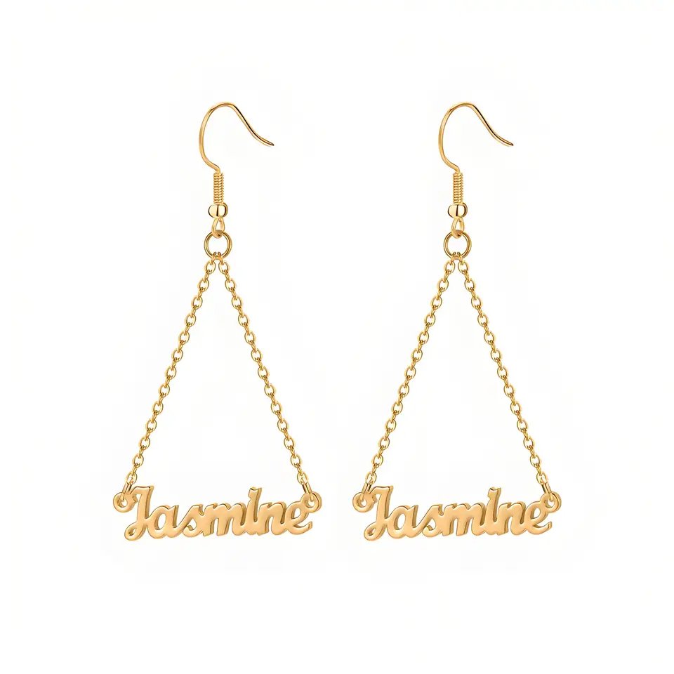 Hanging Name Earrings