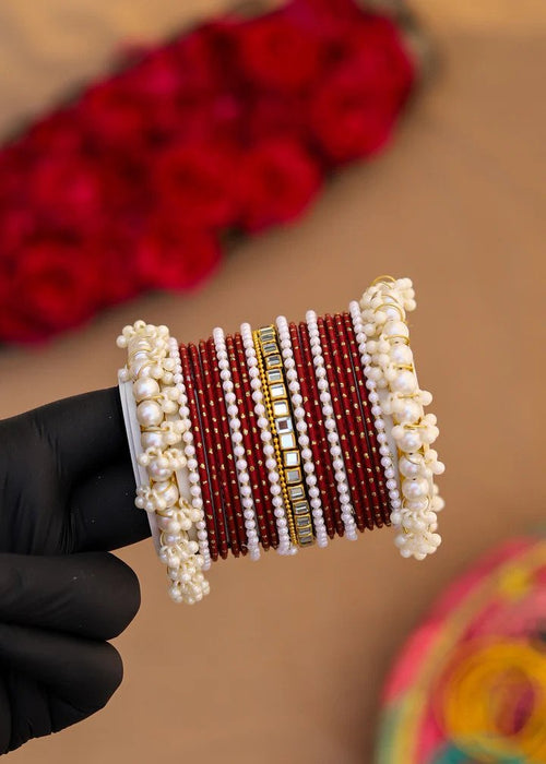 Metal Dot Bangles