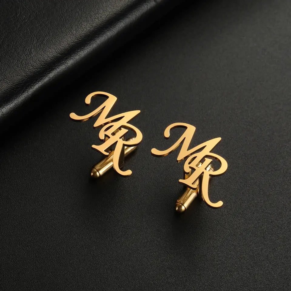Customize Letter Cufflinks