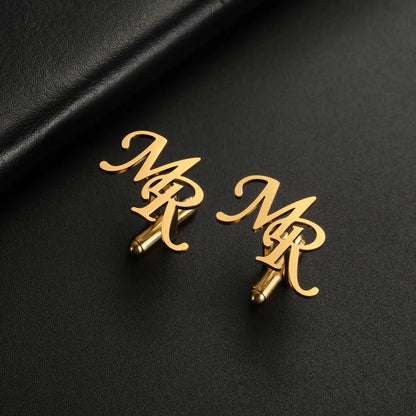 Customize Letter Cufflinks