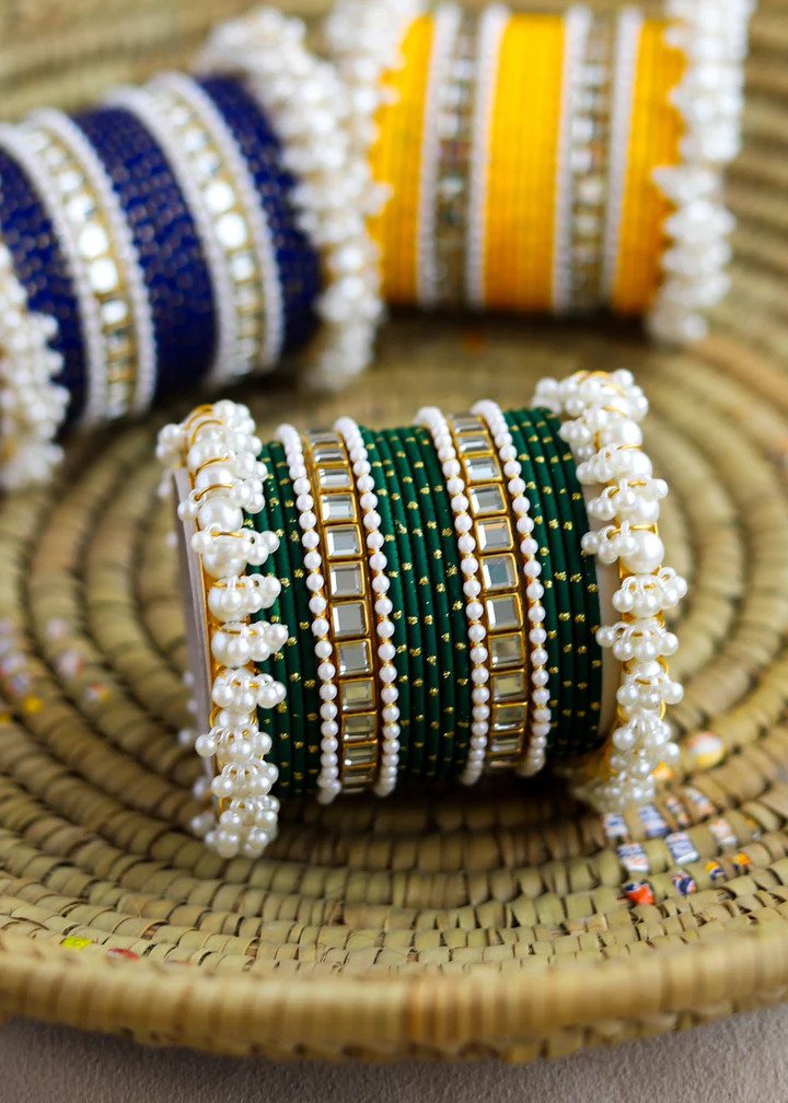 Metal Dot Bangles