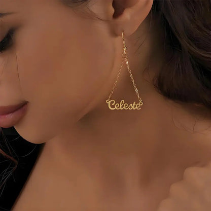 Hanging Name Earrings