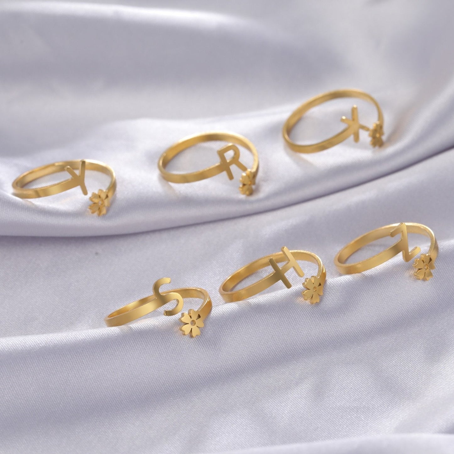 Alphabet Adjustable Rings