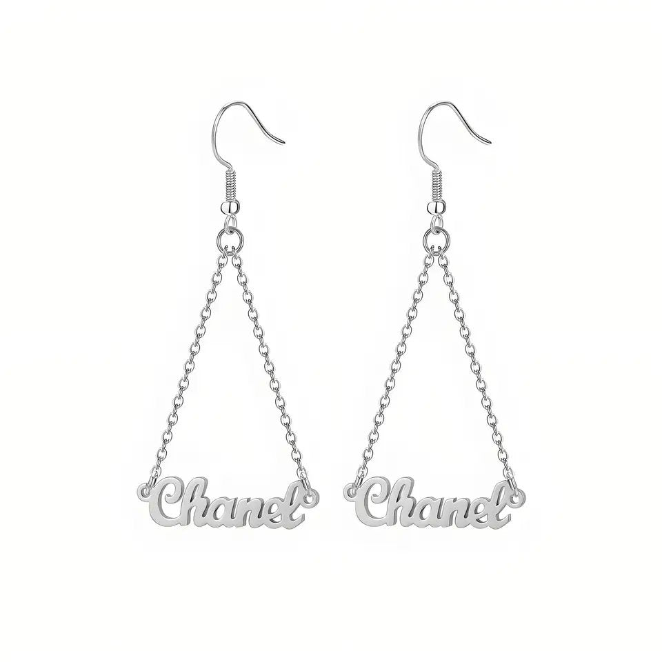 Hanging Name Earrings