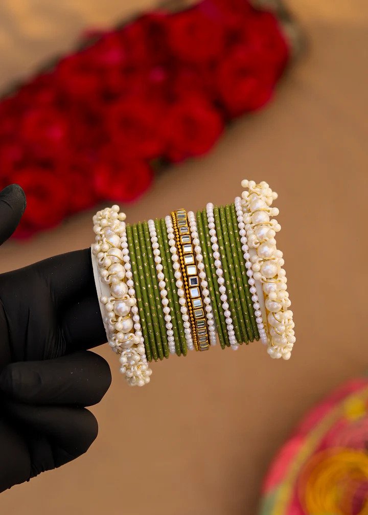 Metal Dot Bangles
