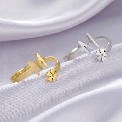 Alphabet Adjustable Rings