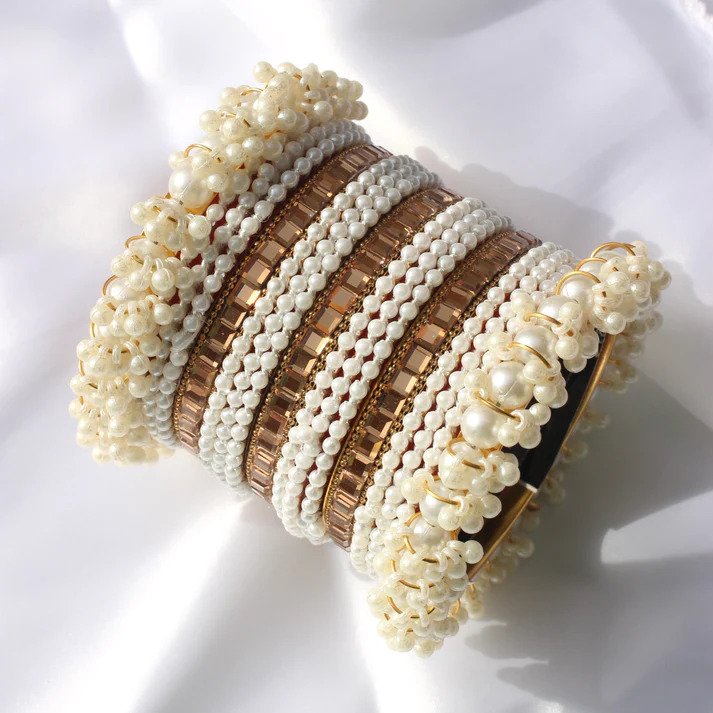 Pearl Luxe Bangle Set