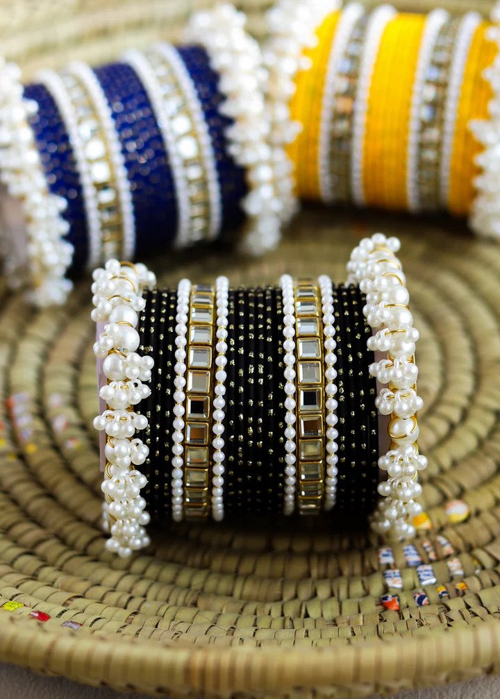 Metal Dot Bangles