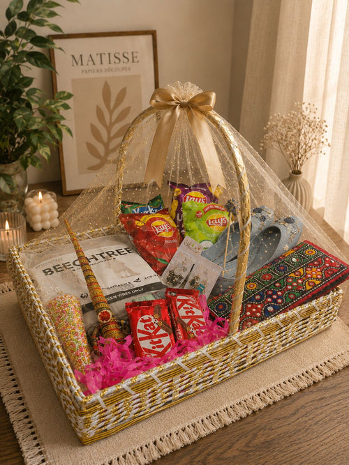 🌙 Luxury Eid Gift Basket – A Handmade Box Full of Elegance ✨