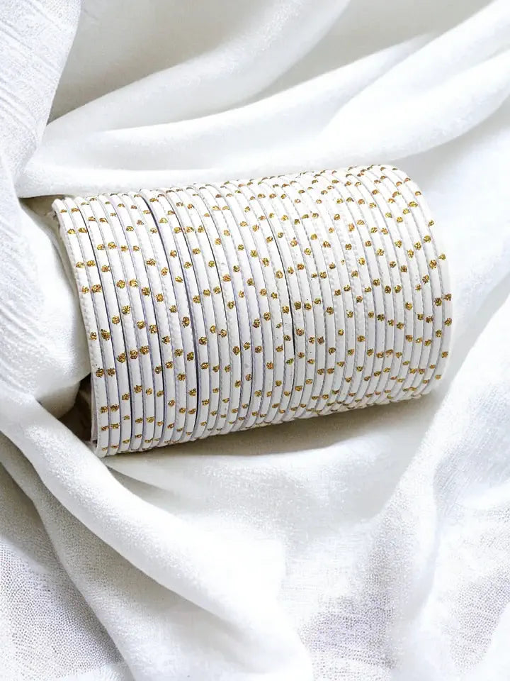 Metal Dot Bangles(Per Dozen)