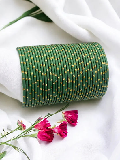 Metal Dot Bangles(Per Dozen)