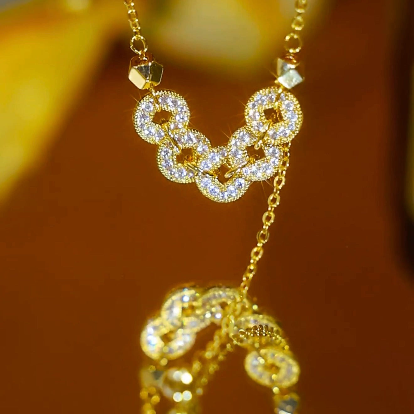 five emperors coin necklace(18k gold plated)