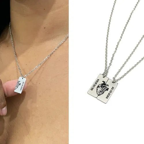 Couple Heart Neckles