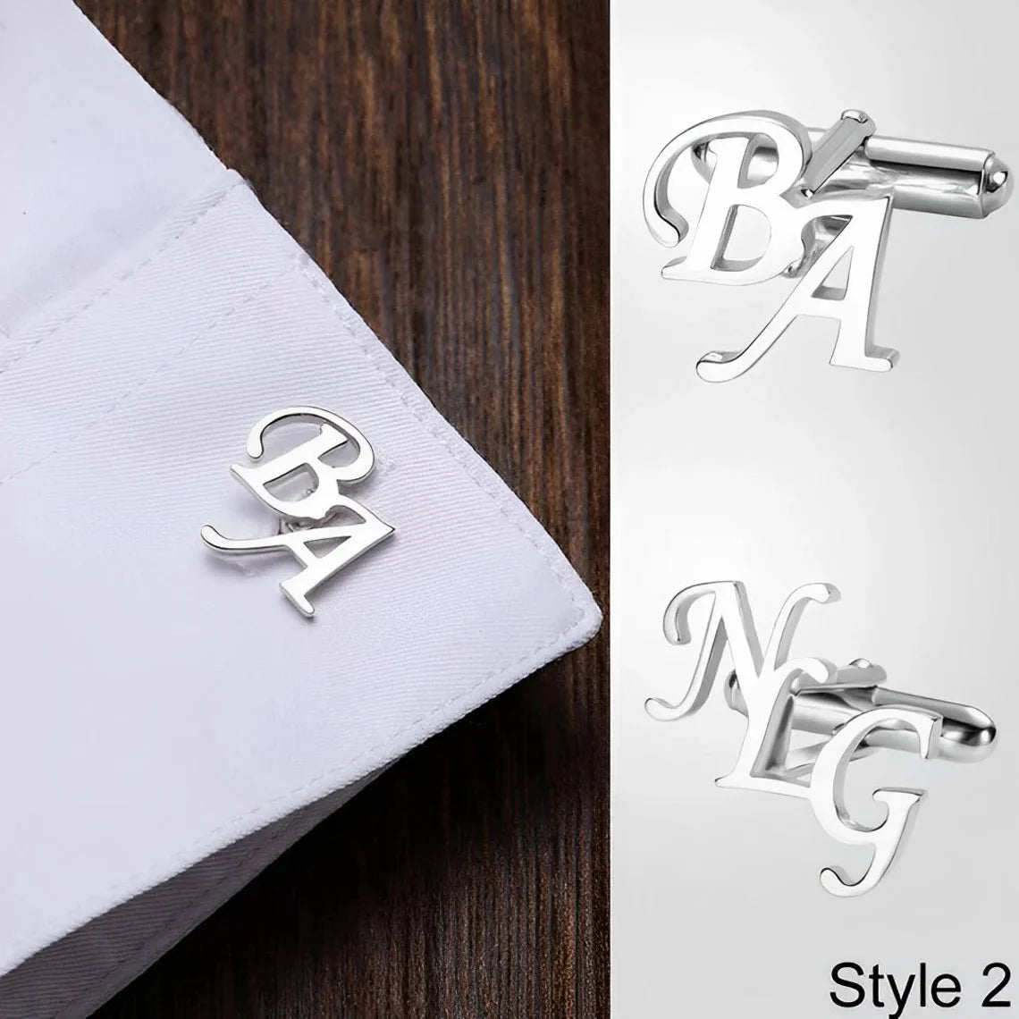 Customize Letter Cufflinks