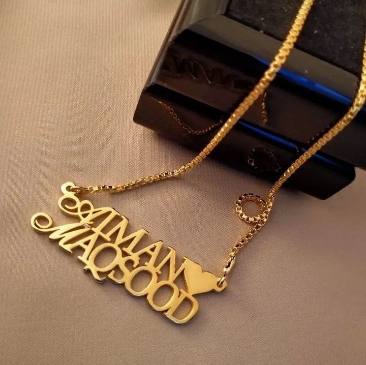 Customized Name Jewelry – Personalized Ring, Bracelet & Necklace Pakistan