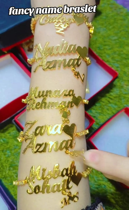 Customized Name Jewelry – Personalized Ring, Bracelet & Necklace Pakistan