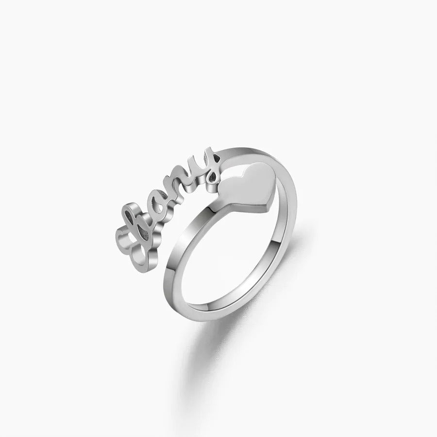 Customize Name Ring