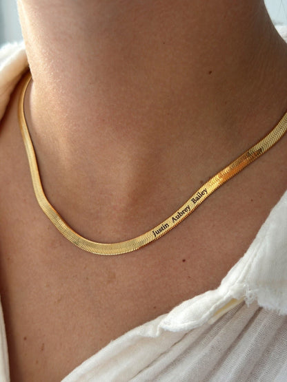 Customize Name Snake Chain