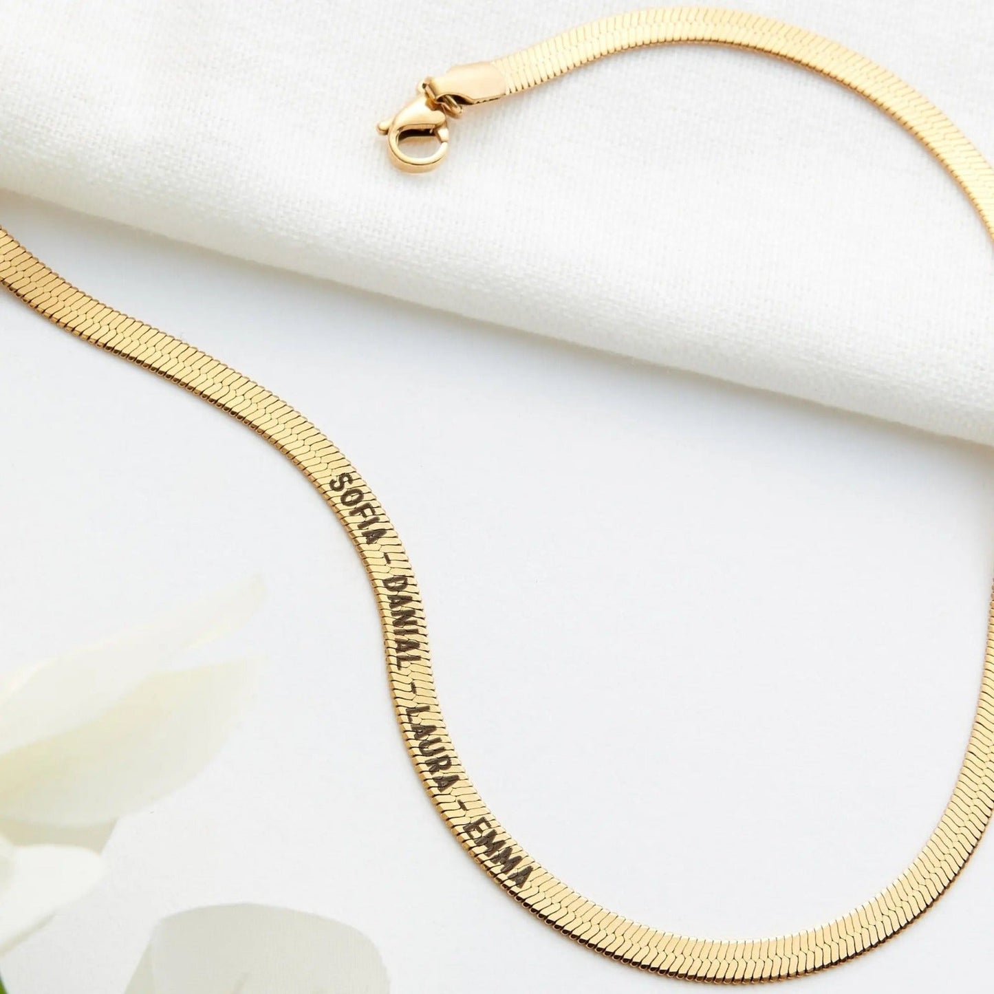 Customize Name Snake Chain