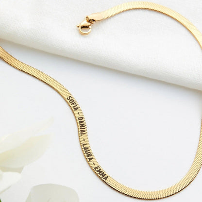 Customize Name Snake Chain