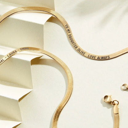 Customize Name Snake Chain
