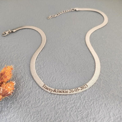 Customize Name Snake Chain