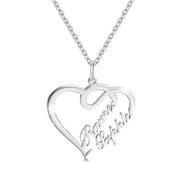 Customized Double Name Necklace