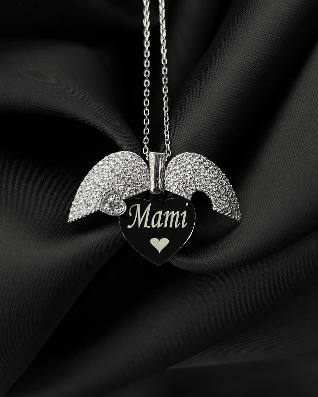 Engrave Name Open Heart Necklace – Personalized Gold & Silver Pakistan