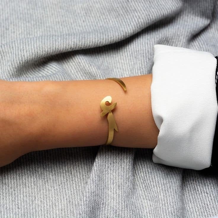 Handmade Arabic Alphabet Bracelet