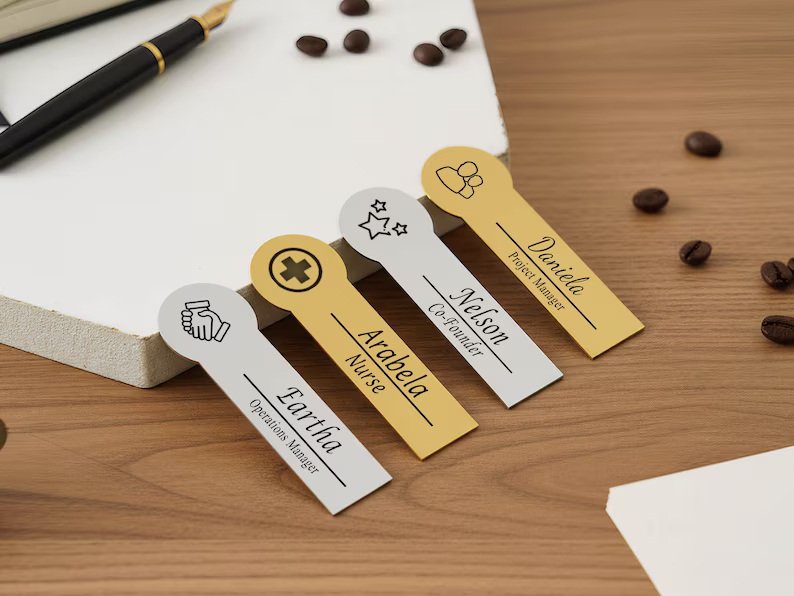 Custom Engraved Name Tag