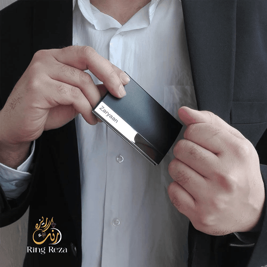 Luxury Leather Visiting Card Holder