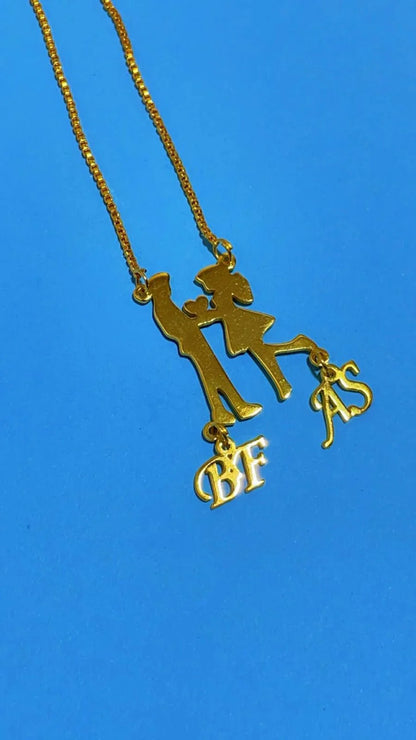 Personalized Couple Necklace – Celebrate Your Unique Connection
