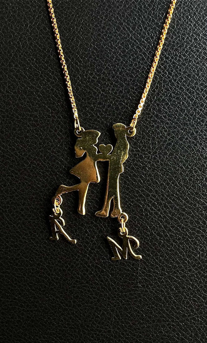 Personalized Couple Necklace – Celebrate Your Unique Connection