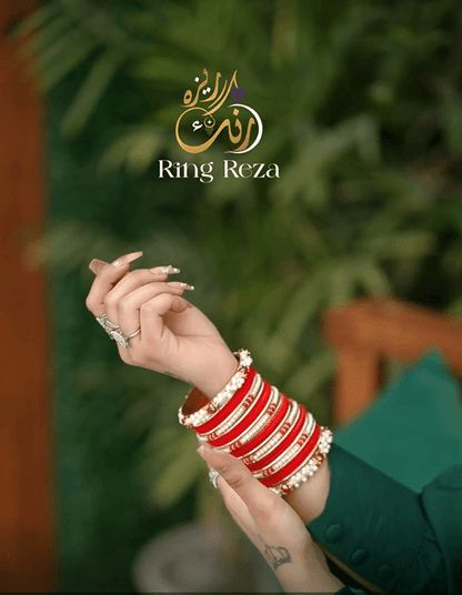 Premium Mukhmali Bangle Set – Elegant Chooriyan