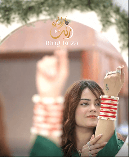 Premium Mukhmali Bangle Set – Elegant Chooriyan