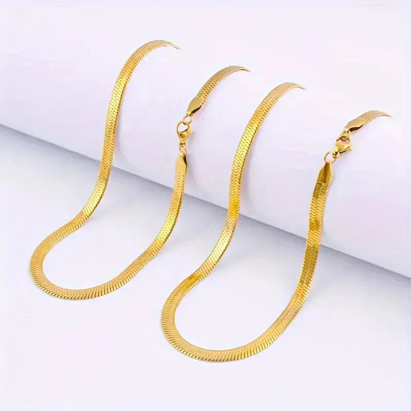 Stainless Steel SnakeChain Trendy Jewelry For Men, Women