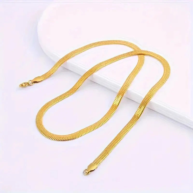 Stainless Steel SnakeChain Trendy Jewelry For Men, Women