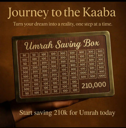 Umrah Fund Saving Box - Your Step Towards Makkah