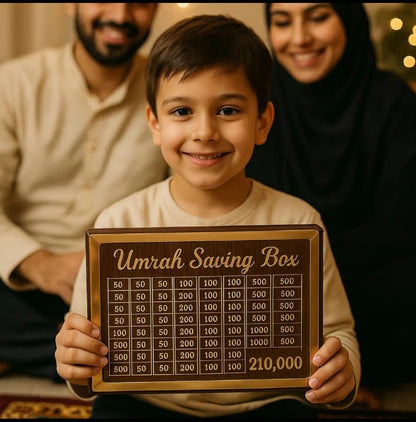 Umrah Fund Saving Box - Your Step Towards Makkah
