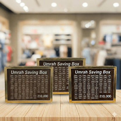 Umrah Fund Saving Box - Your Step Towards Makkah