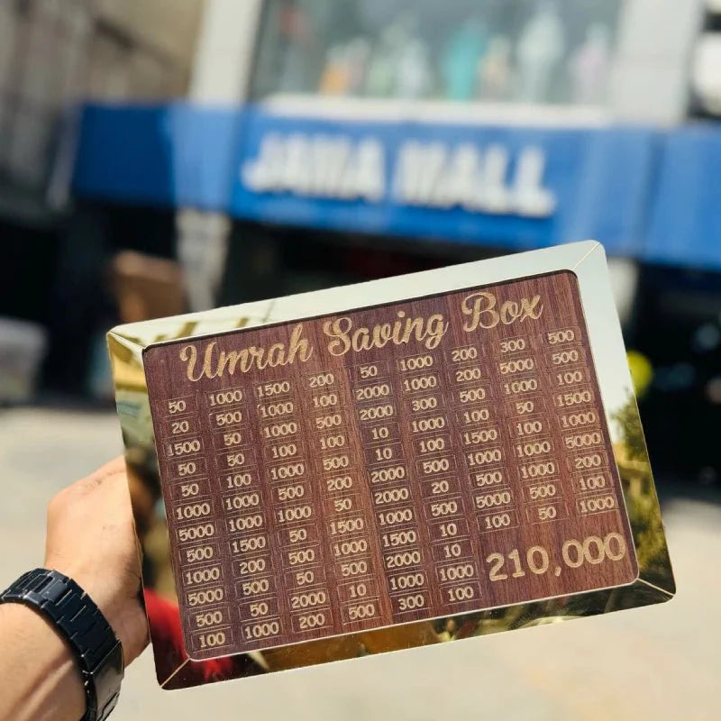 Umrah Fund Saving Box - Your Step Towards Makkah