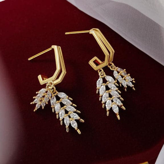 Flora S925 Sterling Silver Earrings (18K Gold Plated)